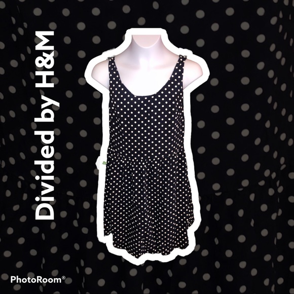 Divided by H&M Blue Girl’s Polka Dot Dress Size 2 - Picture 1 of 8